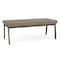 Lesro Newport 2 Seat Bench, 45 in W 21 in L 18.5 in H NP2001 - alternate 3